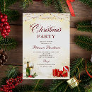 Search for glitter christmas invitations Modern xmas party
