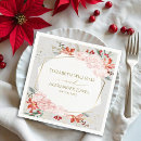 Search for red rose napkins Calligraphy