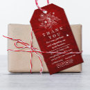 Search for business christmas gift tags Red