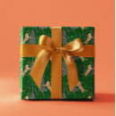 Search for green christmas trees wrapping paper Pattern