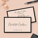 Search for black makeup artist business cards Minimalist