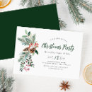 Search for foliage christmas invitations Greenery