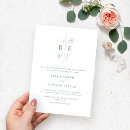 Search for modern couple wedding invitations Sage green