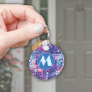 Search for fun funky key rings Blue
