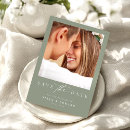 Search for sage green wedding save the dates Typography