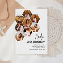 Search for elegant 25th birthday invitations Minimalist