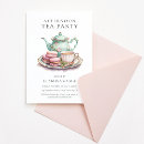 Search for elegant afternoon tea invitations Girly