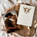 Search for boho cow skull invitations Bohemian