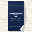 Search for boat beach towels Welcome aboard