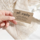Search for baby registry enclosure cards Script