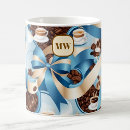 Search for blue ribbon mugs Elegant