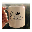 Search for love never fails mugs Christian