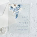 Search for frosted wedding invitations Blue