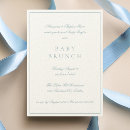 Search for baby brunch invitations Blue