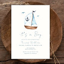 Search for sailboat baby shower invitations Summer