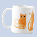 Search for cute kitty cat mugs Watercolor