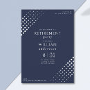 Search for navy retirement invitations Minimalist
