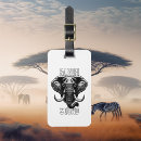 Search for elephant luggage tags Vacation