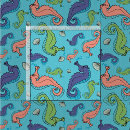 Search for shell pattern fabric Under the sea
