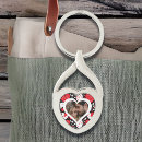 Search for white flower key rings Pattern
