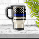Search for thin blue line flag mugs Back the blue
