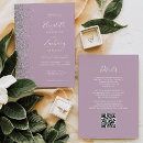 Search for lilac and silver wedding invitations Chic