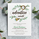 Search for compassion 5x7 invitations Adventure awaits
