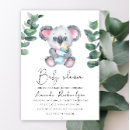 Search for koala baby shower invitations Eucalyptus