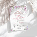 Search for purple princess baby shower invitations Tiara