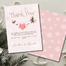 Search for winter wonderland thank you cards Rustic