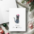 Search for black cat christmas cards Kitty