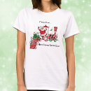 Search for christmas train tshirts Santa claus