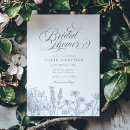 Search for periwinkle bridal shower invitations Wildflower