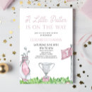 Search for golf baby shower invitations A little putter