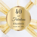 Search for 40 and fabulous stickers Gold