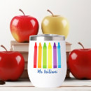 Search for crayons drinkware Kindergarten teacher