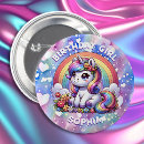 Search for unicorn birthday badges Rainbow