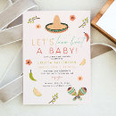 Search for lets taco bout a baby invitations Cinco de mayo