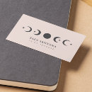 Search for moon phases business cards Mystic