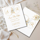 Search for gold wedding save the dates Floral
