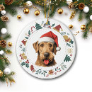 Search for airedale terrier christmas tree decorations Animal