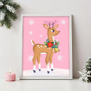 Search for christmas reindeer art Rudolph