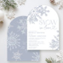 Search for snowflakes bridal shower invitations Elegant
