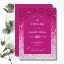 Search for girly 21st birthday invitations Glam