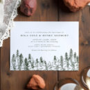 Search for evergreen wedding invitations Elegant