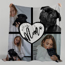 Search for dog picture blankets For her