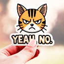 Search for cat with attitude stickers Funny