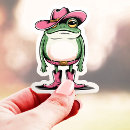 Search for cute funny frog stickers Amphibian