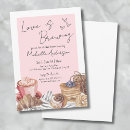 Search for tea with the bride to be bridal shower invitations Love is brewing