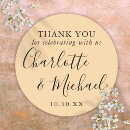 Search for champagne wedding stickers Simple